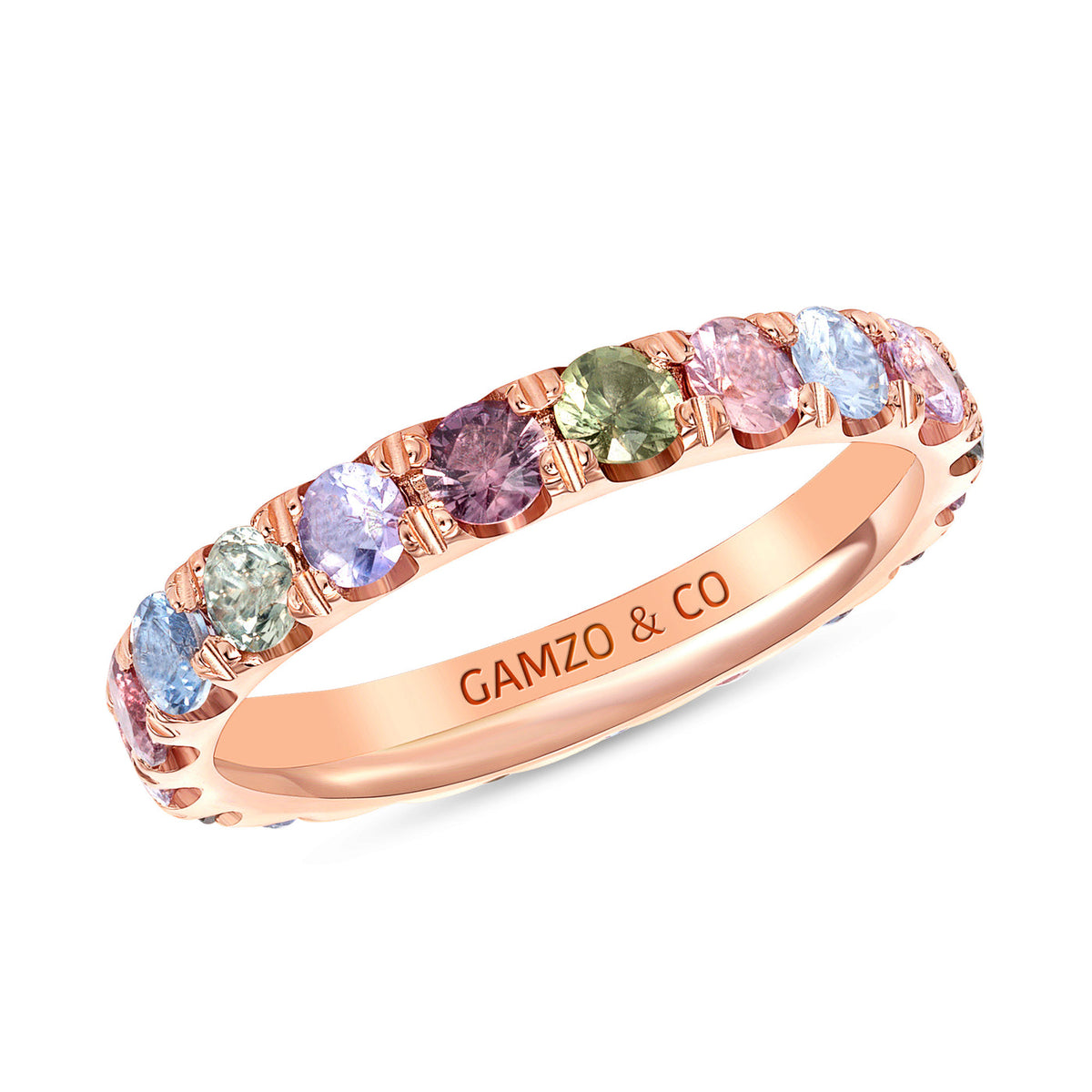 PASTEL ETERNITY RING