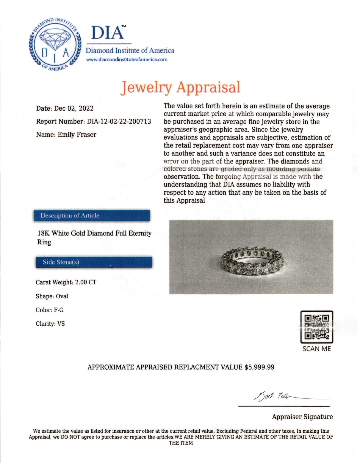 OVAL CUT LAB GROWN DIAMOND - FULL ETERNITY BAND