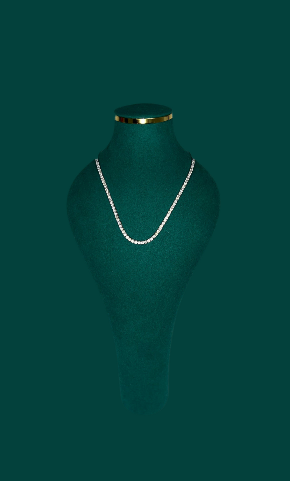7 CARAT DIAMOND TENNIS NECKLACE - ROUND DIAMONDS