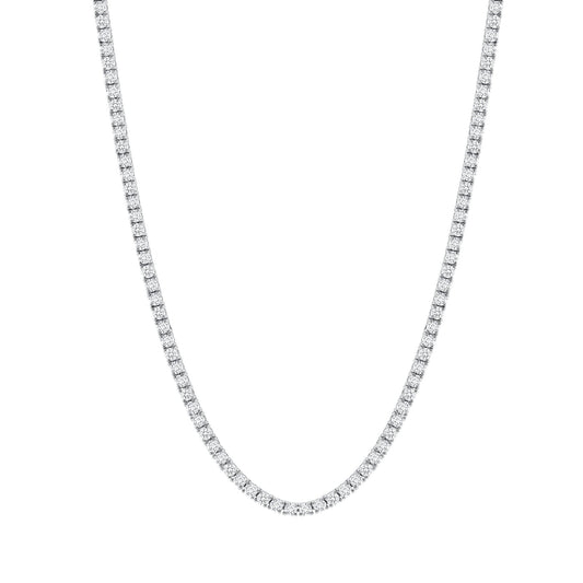 12 CARAT DIAMOND TENNIS NECKLACE - ROUND DIAMONDS
