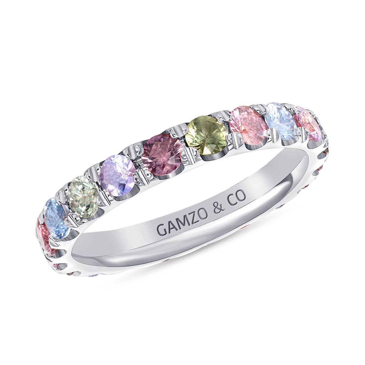 PASTEL ETERNITY RING