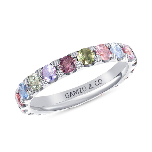 PASTEL ETERNITY RING
