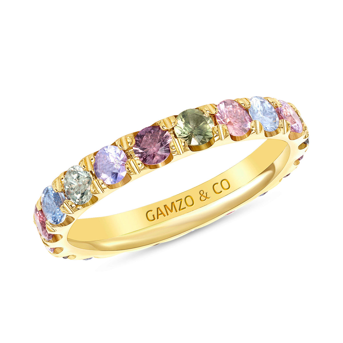 PASTEL ETERNITY RING