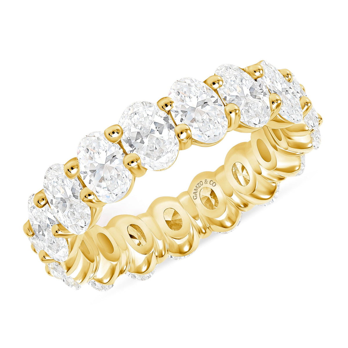 OVAL CUT LAB GROWN DIAMOND - FULL ETERNITY BAND