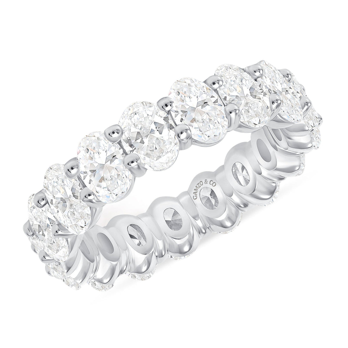 OVAL CUT LAB GROWN DIAMOND - FULL ETERNITY BAND
