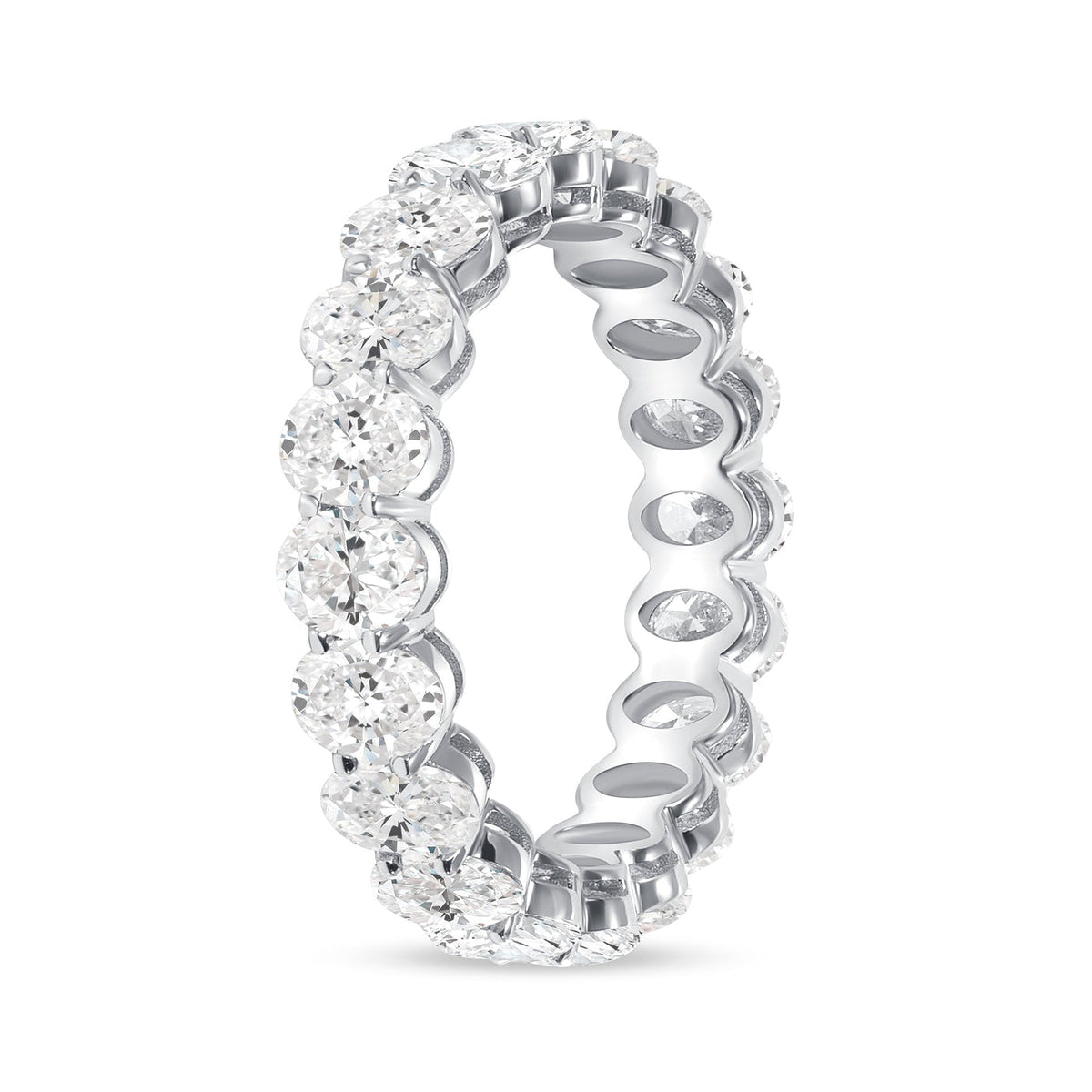 OVAL CUT LAB GROWN DIAMOND - FULL ETERNITY BAND