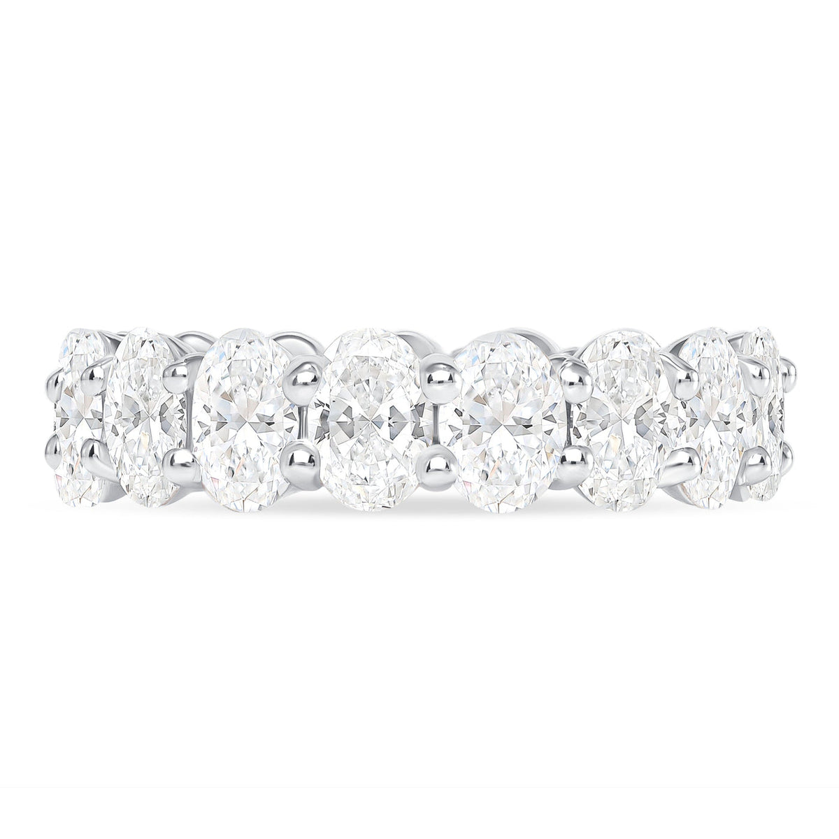 OVAL CUT LAB GROWN DIAMOND - FULL ETERNITY BAND