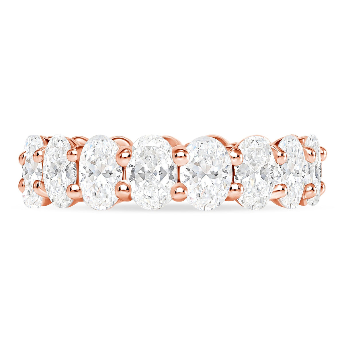 OVAL CUT LAB GROWN DIAMOND - FULL ETERNITY BAND