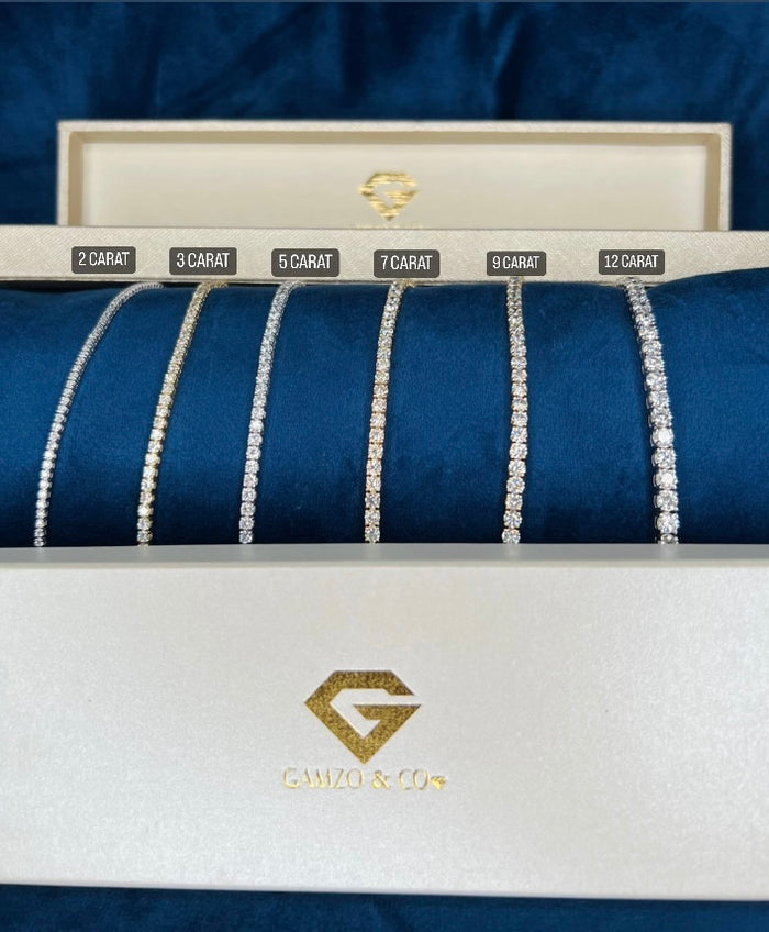 DIAMOND TENNIS BRACELET - NATURAL ROUND DIAMONDS