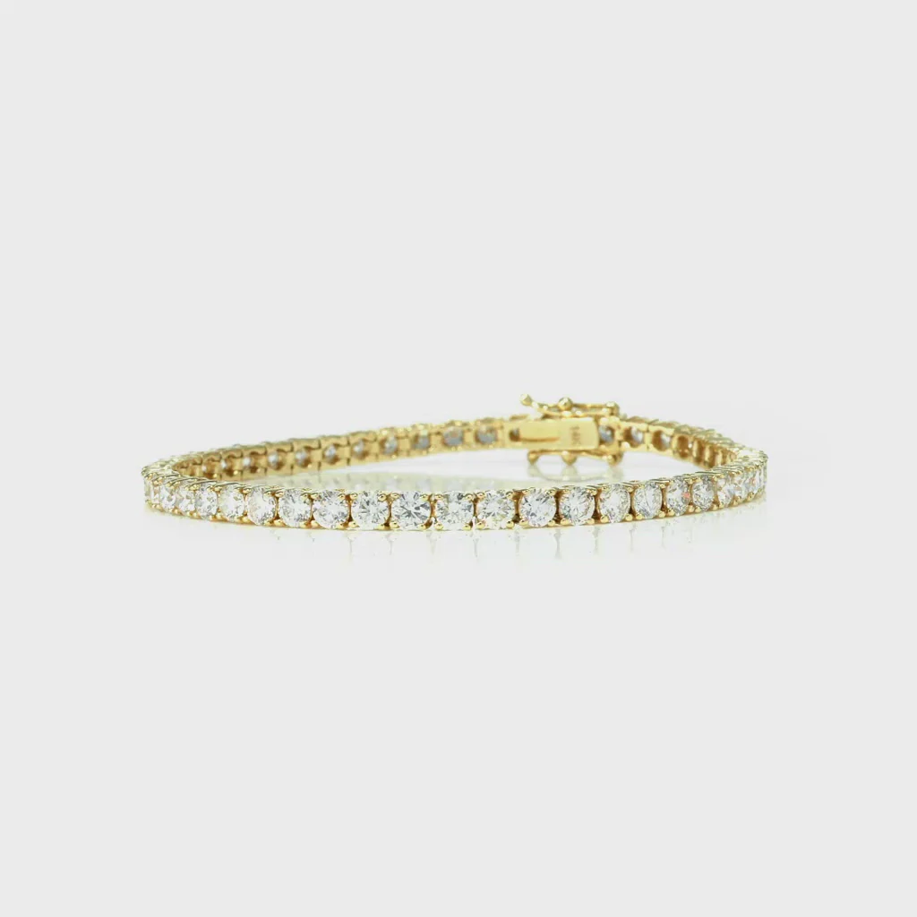 DIAMOND TENNIS BRACELET - NATURAL ROUND DIAMONDS