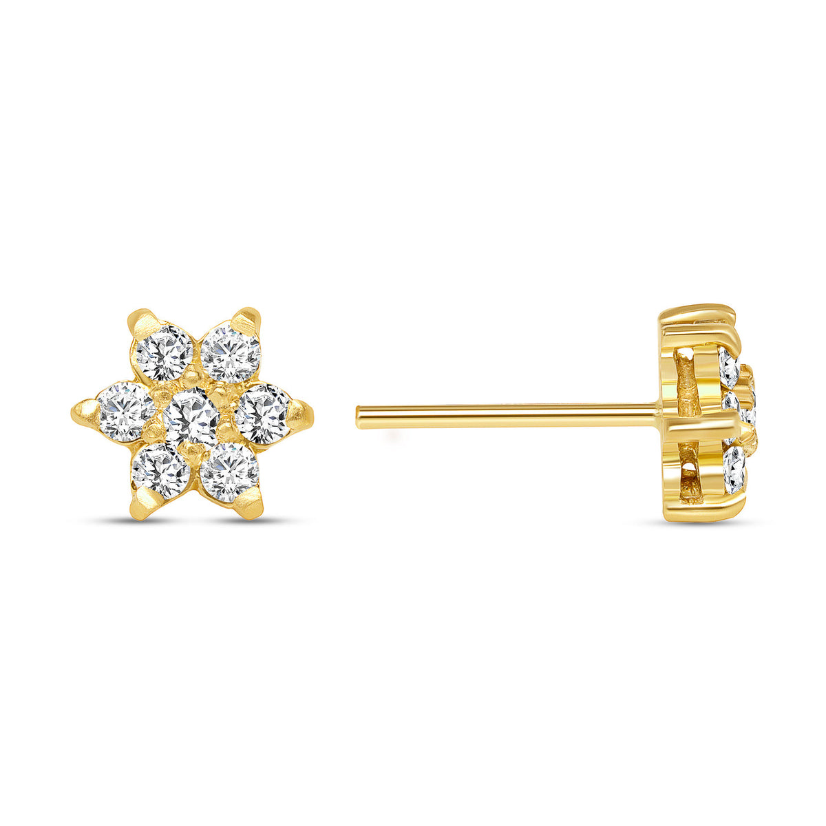 FLOWER STUD EARRINGS
