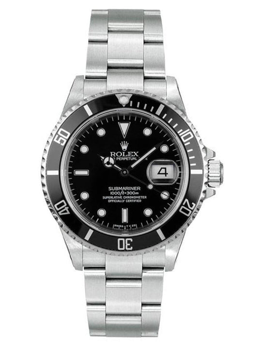 pre-owned Rolex Submariner Date, reference 16610, featuring a 40mm